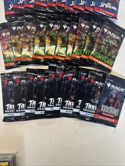30x Packs Spider-Man, Ninja Turtles, Tarkir Dragonstorm Pack Sealed Magic Lot - Image 4