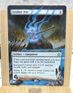Leyline Axe MTG Alter Art Magic The Gathering - Image 1