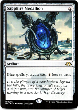Sapphire Medallion (NM) Modern Horizons 3 MH3 Magic MTG - Image 1