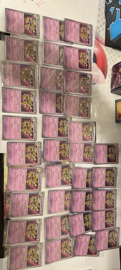 2024 Pokemon Sealed promo Card Lot Of 35 Alakazam Cosmo Holos 082/167 - Image 1