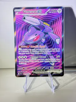 Genesect ex 161/086 Full Art Holo Pokemon Black Bolt English Near Mint - Image 1