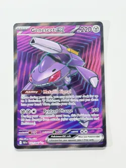 Genesect ex 161/086 Full Art Holo Pokemon Black Bolt English Near Mint - Image 3