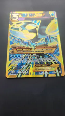 Pokemon Primal Kyogre EX 96/98 Ultra Rare Full Art XY Ancient Origins Holo TCG - Image 2