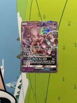 Holo Promo Mewtwo GX SM196 Detective Pikachu Pokemon TCG Pokemon 2019 Card - Image 1