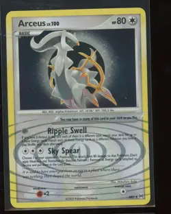 2009 Pokemon Arceus Arceus lv. 100 Holo Rare #AR5 - Image 1