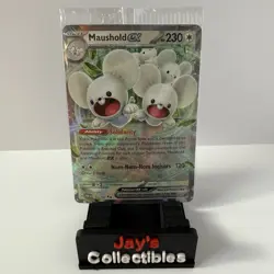 Pokemon Paldea Adventure Chest Promos (3 cards) Pawmot, Maushold, Sprigatito - Image 5