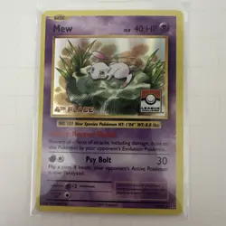 Pokemon Mew 4th Place League & Championship Cards 53/108 Excellent LP Condition - Image 1