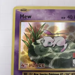 Pokemon Mew 4th Place League & Championship Cards 53/108 Excellent LP Condition - Image 3