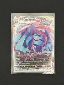 Pokemon Metagross VMAX 113/198 Chilling Reign Sword & Shield Rare Holo FA - NM - Image 1