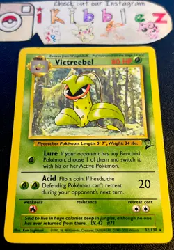 Victreebel 30/64 LP Non Holo Rare Base Set 2 Pokemon Card! - Image 1