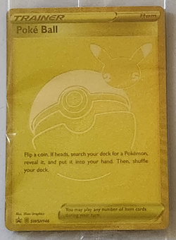 Pokemon TCG Poke Ball Trainer Card SWSH146 – Holo Promo – New Sealed - Image 2