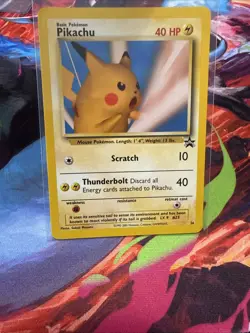 Pokemon Card - Pikachu (SNAP) #26 WoTC Black Star Promo - Image 1