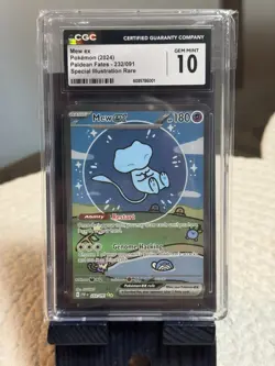 Pokemon Mew ex 232/091 SIR Bubble Mew Paldean Fates CGC 10 GEM MINT - Image 1