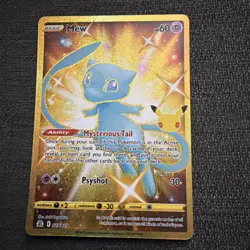 Pokemon Celebrations Mew 25th Gold Card Ultra Rare NM - Image 1