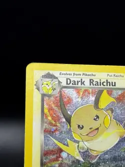Pokemon Dark Raichu Team Rocket Secret Rare Holo Card 83/82 Wotc HP - Image 3