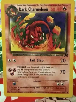 Pokemon Team Rocket 32/82 Dark Charmeleon - Image 2