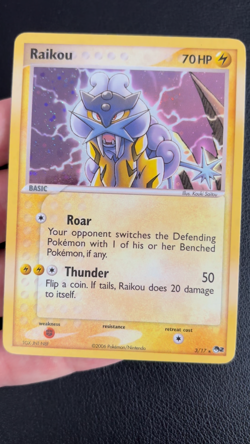 Raikou 3/17 POP Series 2 Holo Rare Pokemon TCG - LP - Image 2