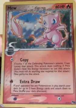 Pokemon - Mew - #3/17 - ERROR Back (Upside Down Back) - Holo - POP Series 5 - Image 1