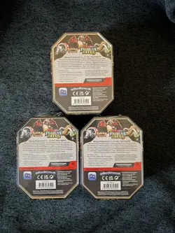Pokemon TCG Scarlet & Violet Paldean Fates Tins X 3 Complete Art Tin Set SEALED - Image 2