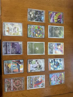 Pokemon TCG IR, SIR, MAR, And Full Art Lot of 14 - Image 1