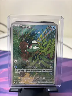 Pokemon TCG Basculin 108/086 Illustration Rare Holo SV White Flare - Image 1