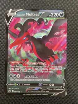 Galarian Moltres V 097/198 Chilling Reign (Pokemon) Half Art Ultra Rare - Image 1