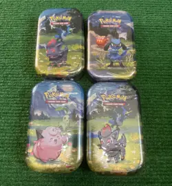 Pokemon Ascended Heroes Mini Tins Lot of 4 Brand New Sealed - Image 1