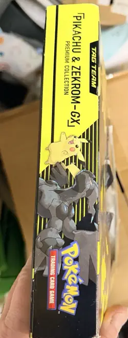 Pokemon Pikachu & Zekrom GX Tag Team Premium Collection Slightly Damaged Box - Image 2