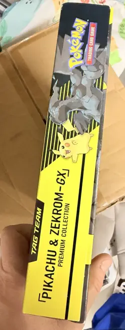 Pokemon Pikachu & Zekrom GX Tag Team Premium Collection Slightly Damaged Box - Image 3