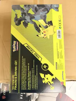 Pokemon Pikachu & Zekrom GX Tag Team Premium Collection Slightly Damaged Box - Image 4