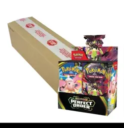 Pokemon TCG ME03 Mega Evolution PERFECT ORDER Booster Box Sealed Case PRESALE! - Image 1