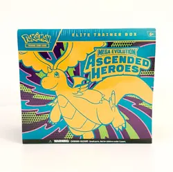 POKEMON MEGA EVOLUTION ASCENDED HEROES ELITE TRAINER BOX - DRAGONITE & ZEKROM - Image 1