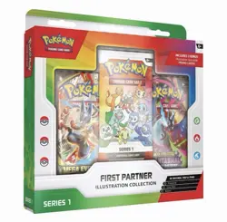 PRESALE Pokemon First Partner Illustration Collection Series 1 Sealed Ships 3/23 - Image 1