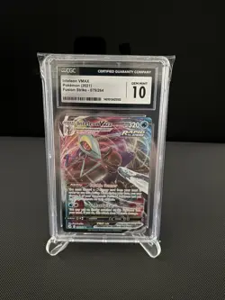 Pokemon Inteleon VMAX Ultra Rare Rapid Strike Holo 079/264 Fusion Strike CGC 10 - Image 1