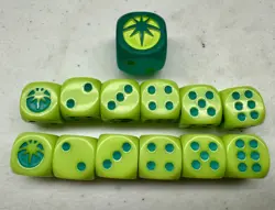 Pokemon Trading Card Game TCG - Green Dice Set - Celestial Storm - NEW - Image 1