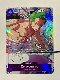 Zoro-Juurou ST18-004 OP09 English Treasure Rare - Mint NM - One Piece TCG Holo - Image 1