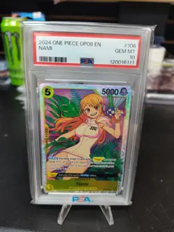 2024 ONE PIECE OP08-TWO LEGENDS #106 NAMI PSA 10 - Image 1