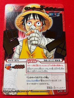 One Piece Miracle Battle Carddass Monkey D Luffy OP 35 Tournament Promo - Image 1