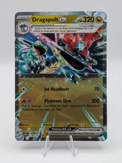 Pokemon TCG Twilight Masquerade Dragapult EX 130/167 Double Rare Card - Image 1