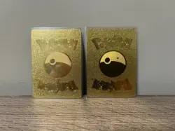 Pokemon Card Tag Cosplay Pikachu Mega Rayquaza Lucario 780HP Gold Foil Fan Art - Image 2