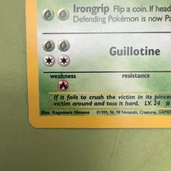 Pokemon TCG Pinsir Jungle Holo Card 1st Edition 9/64 Moderately Played - Image 4
