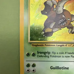 Pokemon TCG Pinsir Jungle Holo Card 1st Edition 9/64 Moderately Played - Image 5