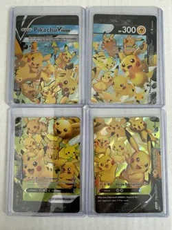 4 Complete Pokemon V Union 16 Total Cards Pikachu Greninja $50+ Scanner Value - Image 3