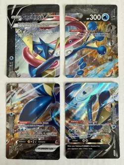 4 Complete Pokemon V Union 16 Total Cards Pikachu Greninja $50+ Scanner Value - Image 4