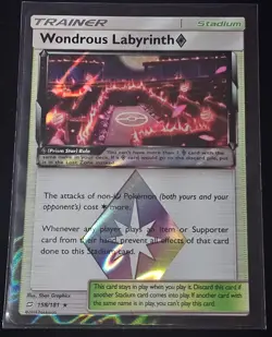Wondrous Labyrinth Team Up 158/181 Prism Holo Rare Played Pokemon Card US Seller - Image 1
