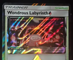 Wondrous Labyrinth Team Up 158/181 Prism Holo Rare Played Pokemon Card US Seller - Image 2