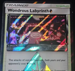 Wondrous Labyrinth Team Up 158/181 Prism Holo Rare Played Pokemon Card US Seller - Image 5
