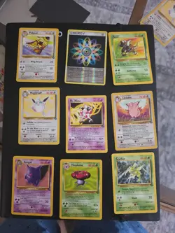 Pokemon Cards (42) Vintage WOTC Jungle And Fossil HP/MP/LP Non Holo Cards - Image 1