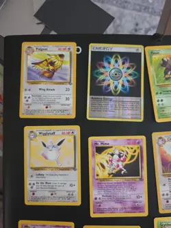 Pokemon Cards (42) Vintage WOTC Jungle And Fossil HP/MP/LP Non Holo Cards - Image 2