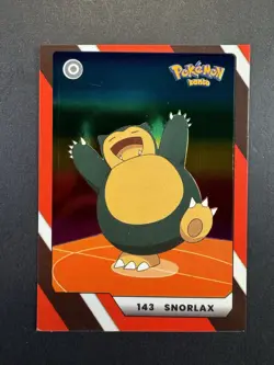 2025 Pokemon Kanto Full House - Rainbow Holo Foil - Laughing Snorlax #143 Card - Image 1